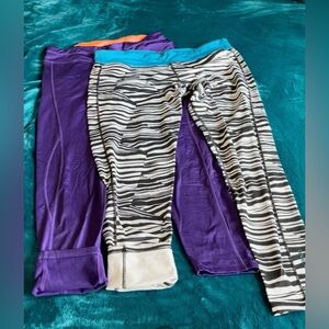 Women’s fleece-lined workout pants/LG/like new